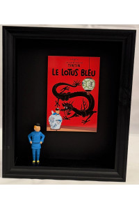 Tintin tavla - lotus 20x25x6 cm Tintin tavla - lotus 20x25x6 cm
