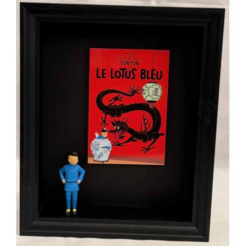 Tintin tavla - lotus 20x25x6 cm Tintin tavla - lotus 20x25x6 cm