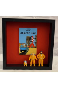 Tintin tavla - raketen 25x25x6 cm Tintin tavla - raketen 25x25x6 cm