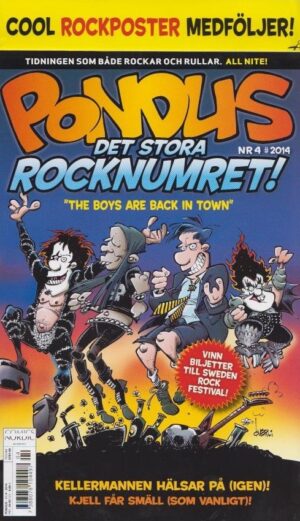 Pondus 4 2014 (Cool rockposter medföljer)