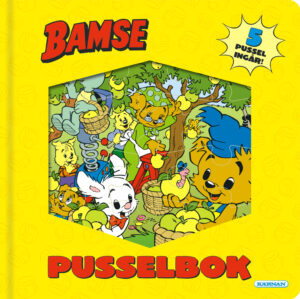 bamse pusselbok (5 pussel ingår)